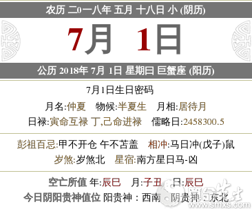 2021年农历阴历五月十八黄历查询，日子好不好？(图1)